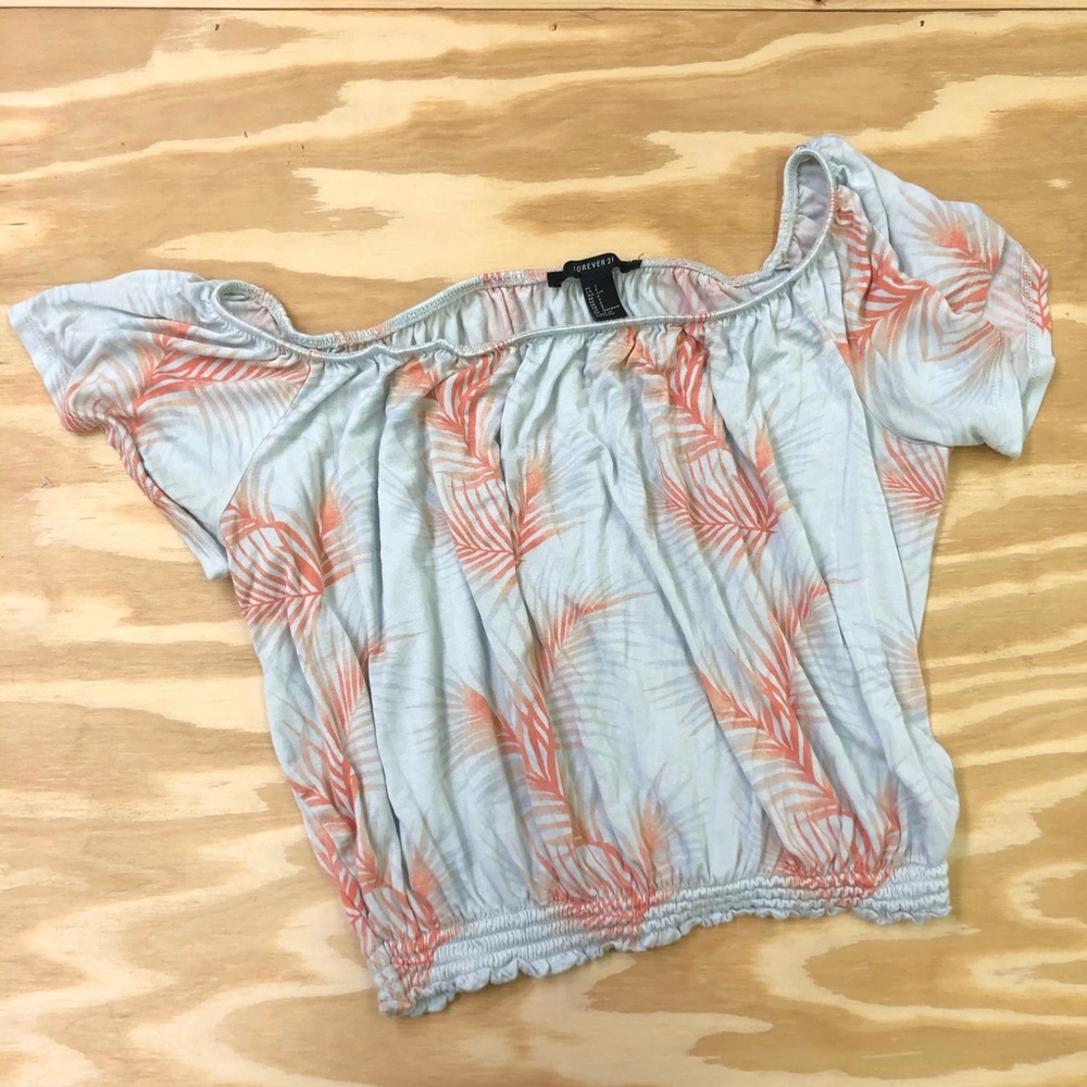 Forever 21 Cropped Off the Shoulder Top